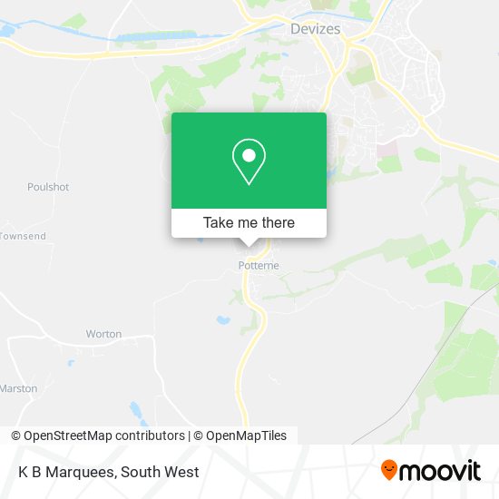 K B Marquees map
