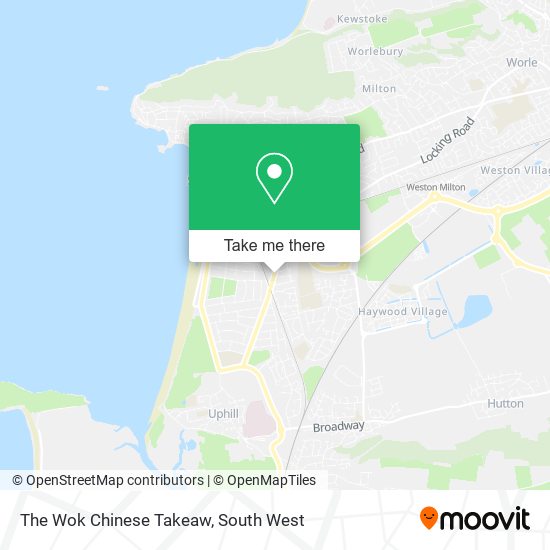 The Wok Chinese Takeaw map