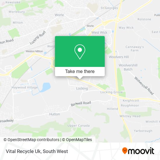 Vital Recycle Uk map