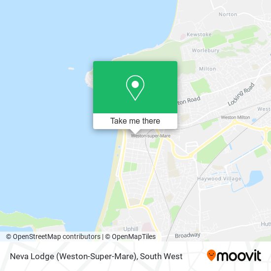 Neva Lodge (Weston-Super-Mare) map