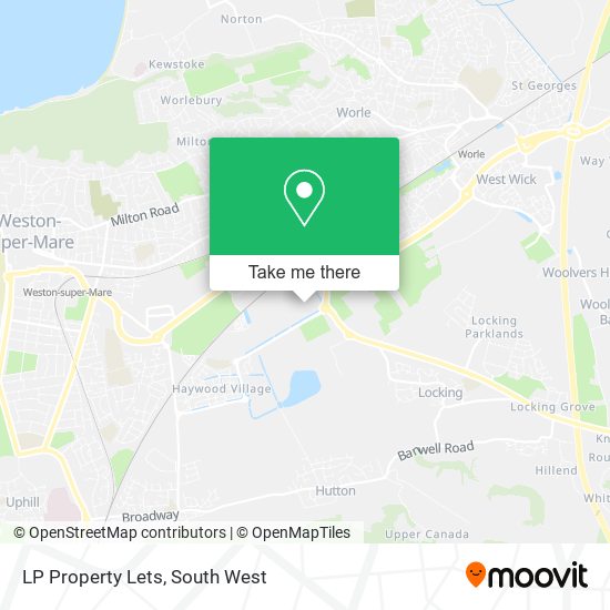 LP Property Lets map