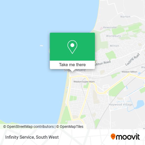Infinity Service map