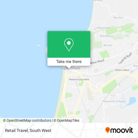 Retail Travel map