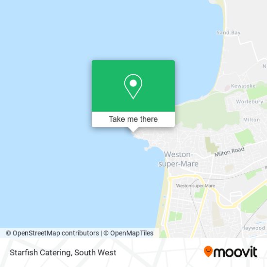 Starfish Catering map