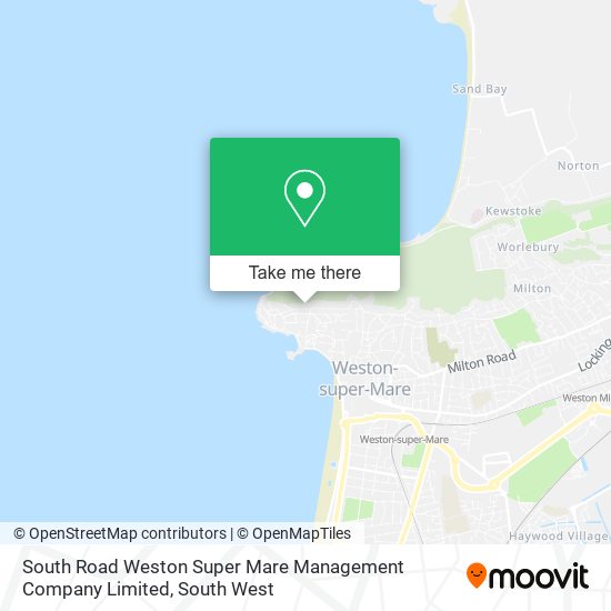 South Road Weston Super Mare Management Company Limited map