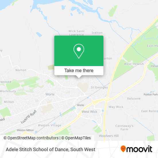 Adele Stitch School of Dance map