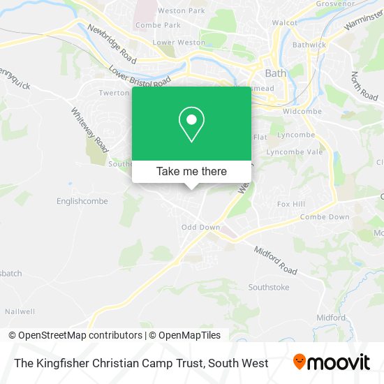 The Kingfisher Christian Camp Trust map