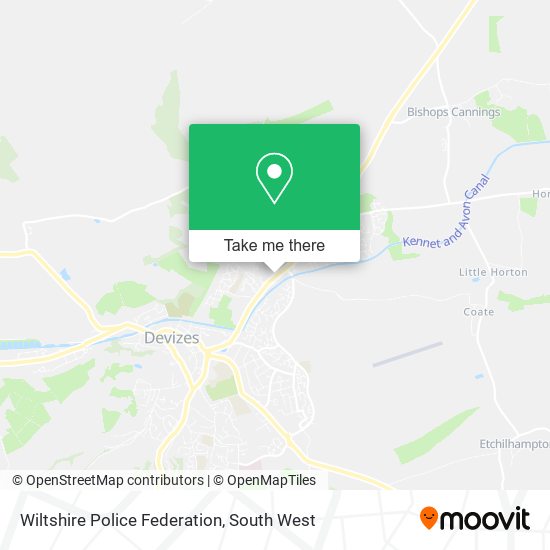 Wiltshire Police Federation map