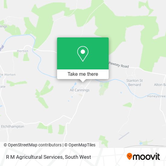 R M Agricultural Services map