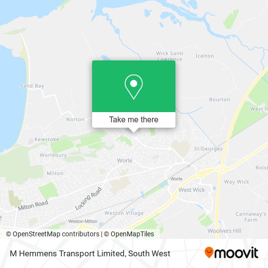 M Hemmens Transport Limited map