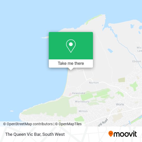 The Queen Vic Bar map