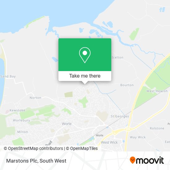 Marstons Plc map