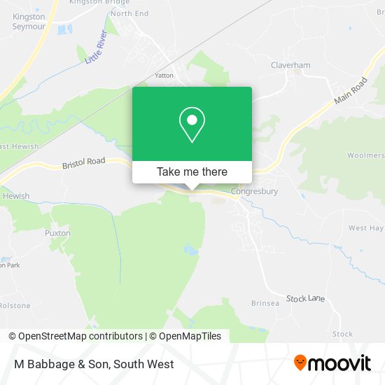 M Babbage & Son map