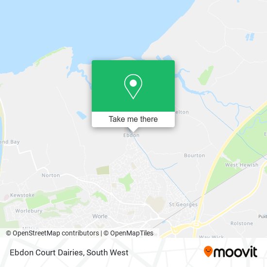 Ebdon Court Dairies map