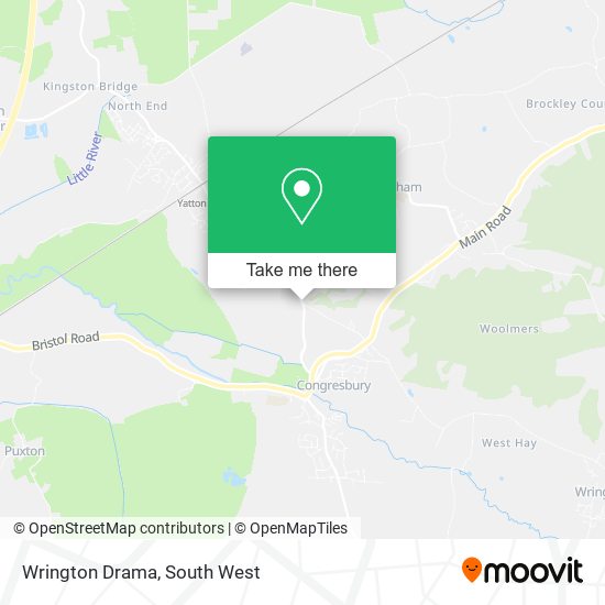 Wrington Drama map