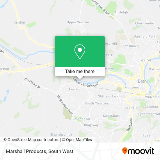 Marshall Products map