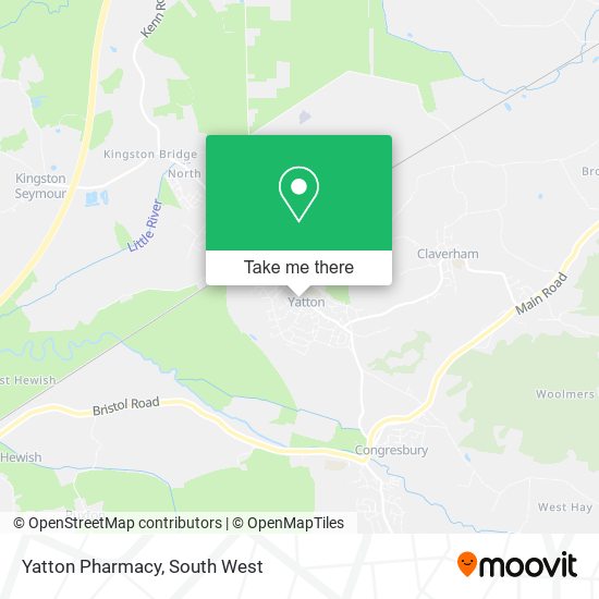 Yatton Pharmacy map