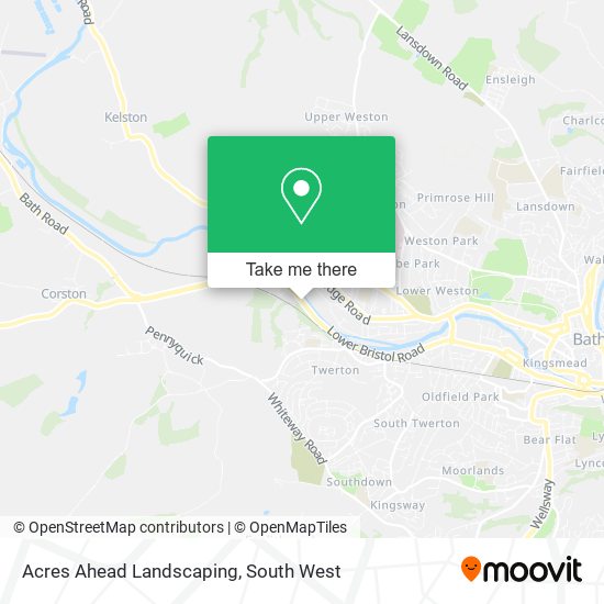 Acres Ahead Landscaping map