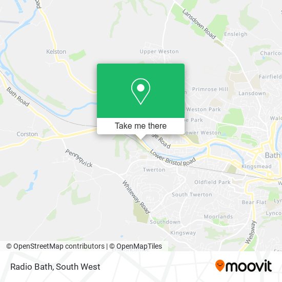 Radio Bath map