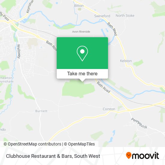 Clubhouse Restaurant & Bars map