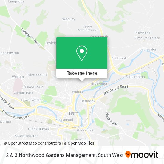 2 & 3 Northwood Gardens Management map