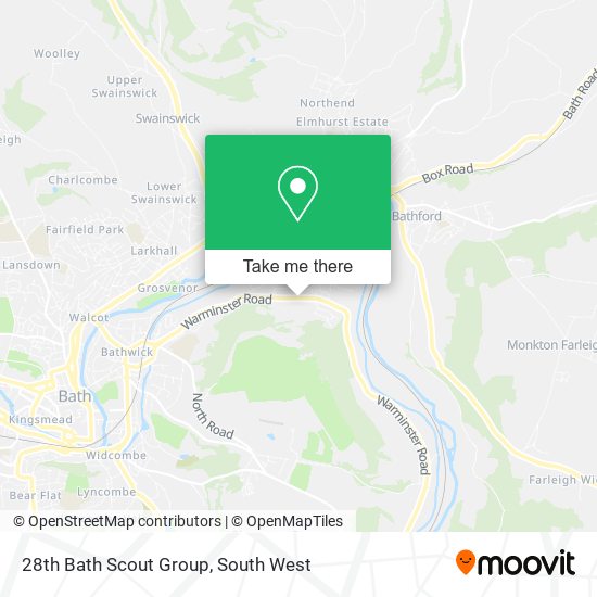 28th Bath Scout Group map