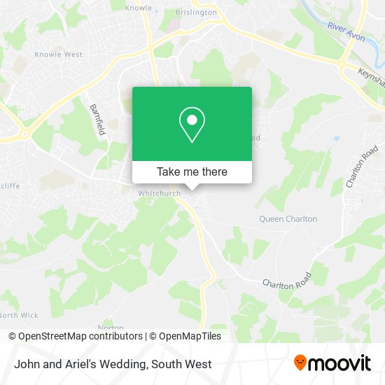 John and Ariel's Wedding map