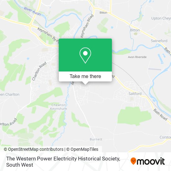 The Western Power Electricity Historical Society map