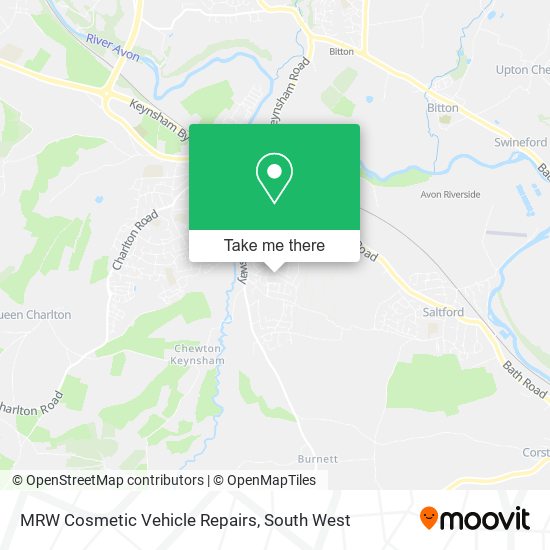 MRW Cosmetic Vehicle Repairs map