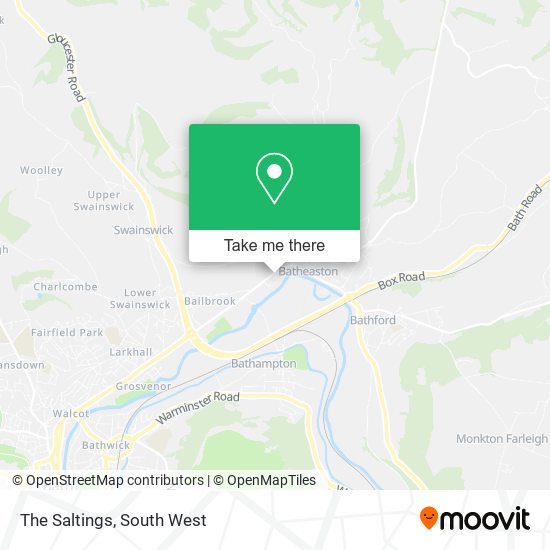 The Saltings map
