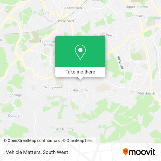 Vehicle Matters map