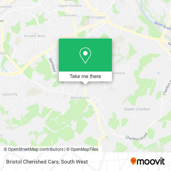 Bristol Cherished Cars map