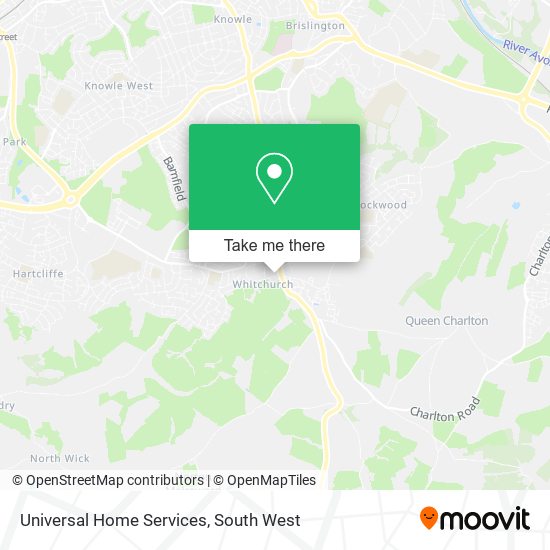 Universal Home Services map