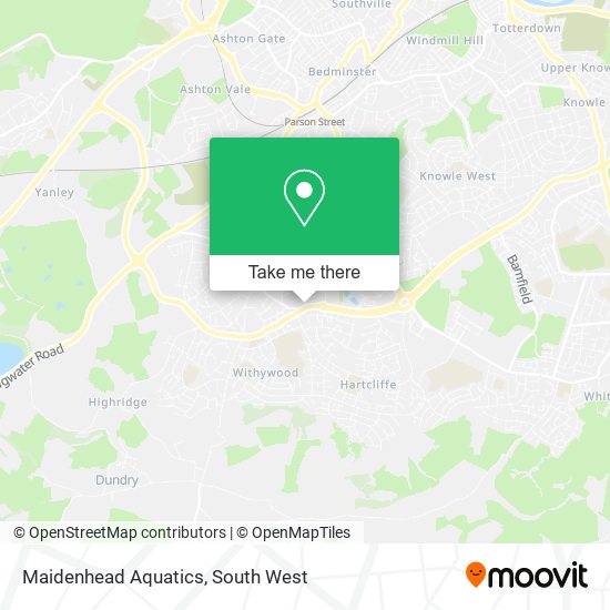 Maidenhead Aquatics map