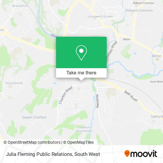 Julia Fleming Public Relations map