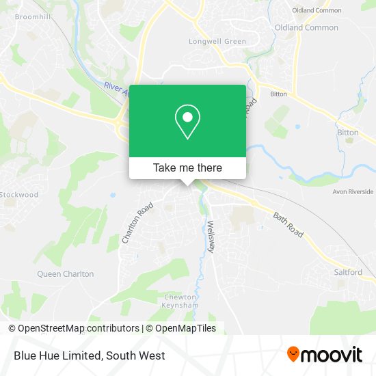 Blue Hue Limited map