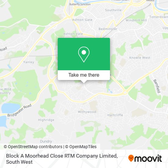 Block A Moorhead Close RTM Company Limited map