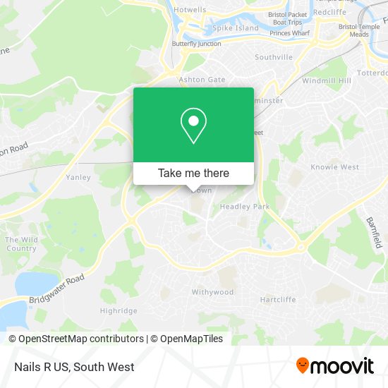 Nails R US map