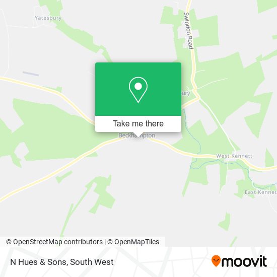 N Hues & Sons map