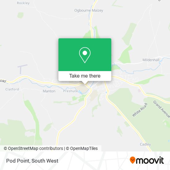 Pod Point map