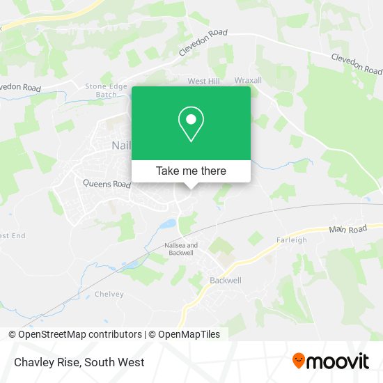 Chavley Rise map