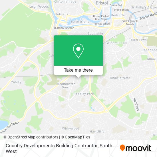 Country Developments Building Contractor map