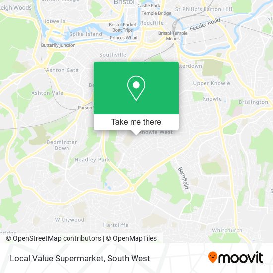 Local Value Supermarket map