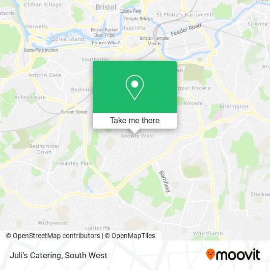 Juli's Catering map