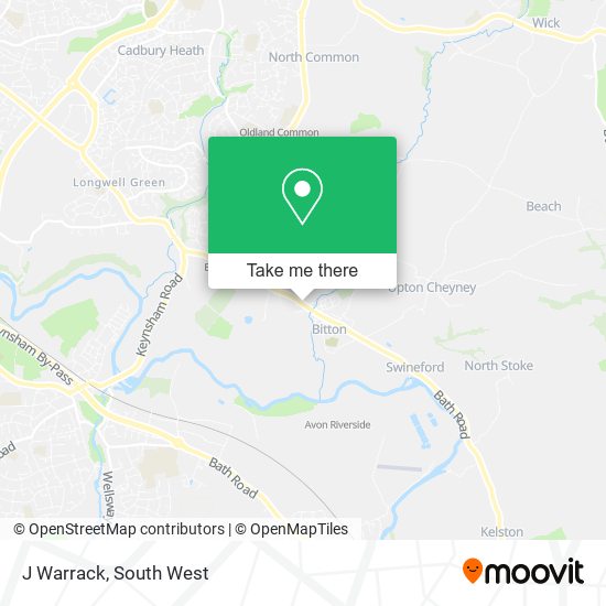 J Warrack map
