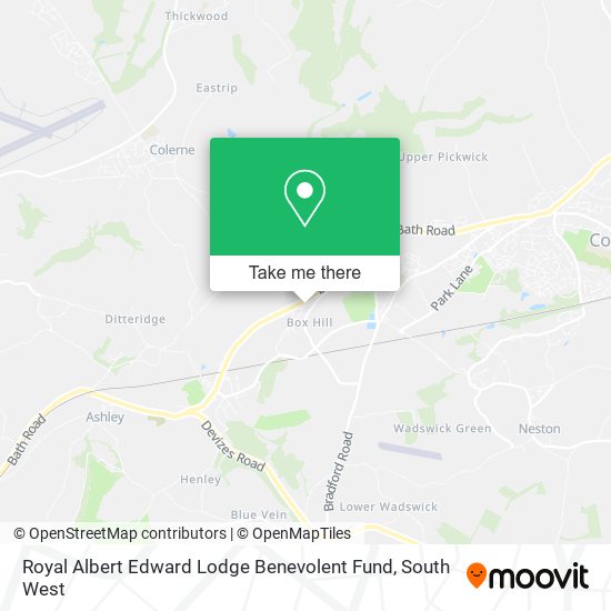 Royal Albert Edward Lodge Benevolent Fund map