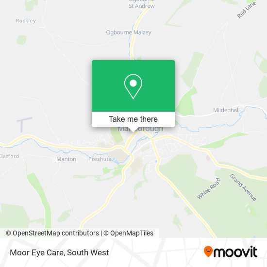 Moor Eye Care map
