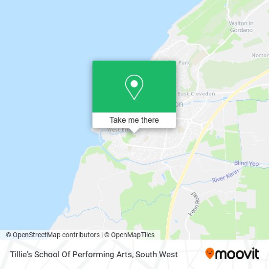 Tillie's School Of Performing Arts map