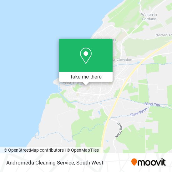 Andromeda Cleaning Service map