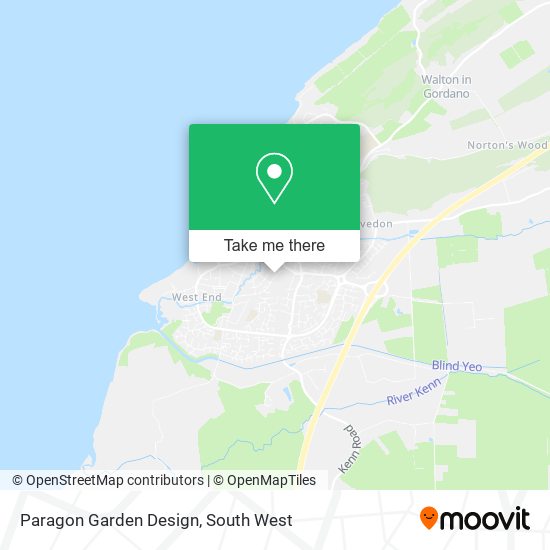 Paragon Garden Design map